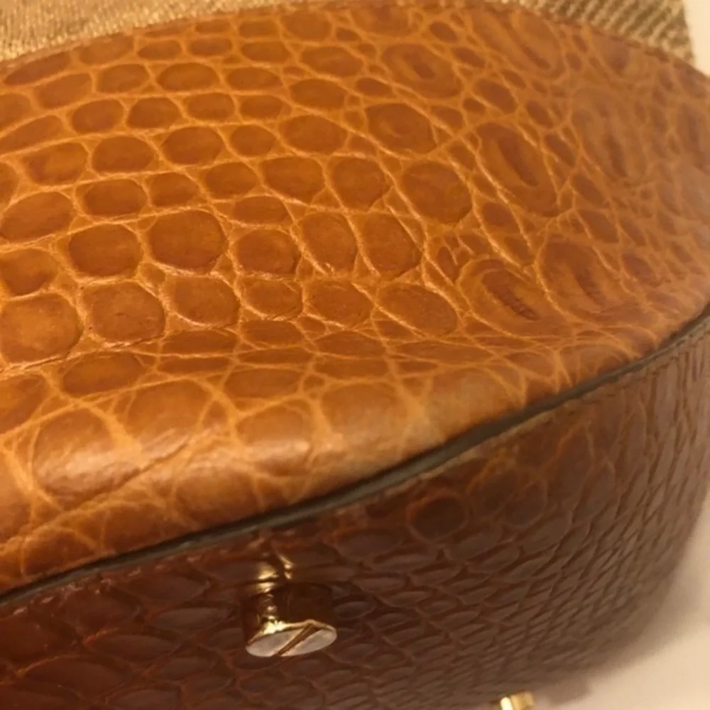Michael kors collection embossed leather tote bag